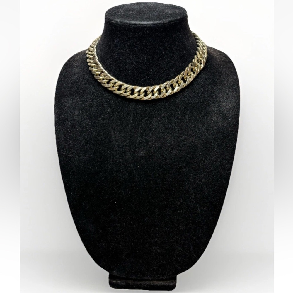 Vintage 16-inch Signed Monet Links Necklace #4219